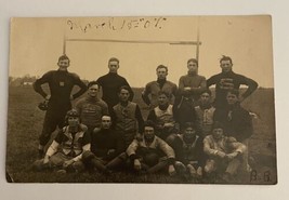 Football Team Postcard RPPC Vintage March 1907 - £38.61 GBP