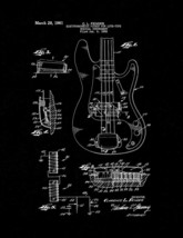 Fender Electromagnetic Pickup For Lute-type Musical Instrument Patent Print - Bl - £6.23 GBP+