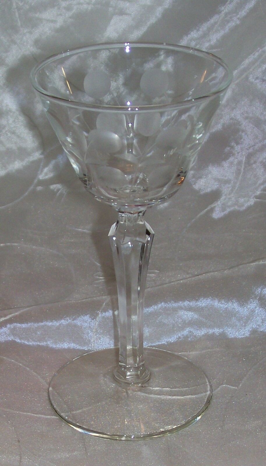 Libbey Rock Sharpe-CARLTON Cocktail Liquor Glass 3001 Etched Circles/Dot... - $4.75