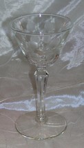 Libbey Rock Sharpe-CARLTON Cocktail Liquor Glass 3001 Etched Circles/Dots -EUC - £3.79 GBP