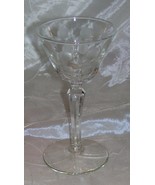 Libbey Rock Sharpe-CARLTON Cocktail Liquor Glass 3001 Etched Circles/Dot... - £3.73 GBP
