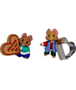 2pc set VTG Hallmark Keepsake Ornaments Friend of my Heart 1998 original... - $12.25