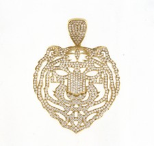 Tiger Unisex Charm 10kt Yellow Gold 345416 - £542.76 GBP