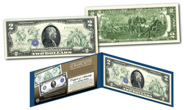 1914 Series $100 Ben Franklin FRN designed on modern Genuine $2 U.S. Bill - £11.14 GBP