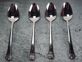 Lot of 4 Oneida Melodia Stainless Steel 18/10 Tablespoons Flatware 7 1/8&quot; - £32.59 GBP