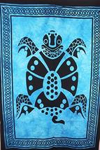 Traditional Jaipur Tie Dye Lucky Tortoise Turtle Wall Decor, Indian Poster, Bohe - £9.48 GBP