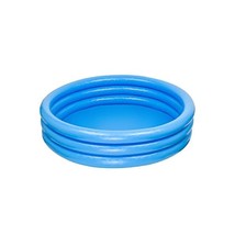 Intex 59416NP Crystal Blue Three Ring Inflatable Paddling Pool 1.14m x 2... - £15.06 GBP