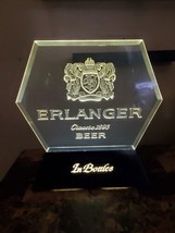 VINTAGE ERLANGER LIGHTED BEER SIGN IN BOTTLES 1980 BREWERIANA WORKING - $22.72