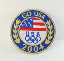 Go USA Olympic 2004 Patch American Flag - £4.53 GBP
