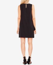 Vince Camuto Womens Asymmetrical Tiered Shift Dress Size 8 Color Rich Black - £162.63 GBP