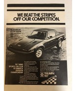 1976 Triumph TR7 Car Vintage Print Ad pa8 - £7.04 GBP