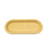 Vintage Fiesta Original Yellow Utility Tray Celery Dish Plate with small... - $34.30 CAD