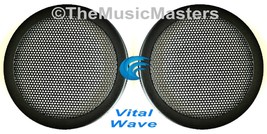 2X 4.5&quot; inch Clipless Fine Mesh GRILL Speaker Sub Woofer Protective Covers VWLTW - £15.17 GBP