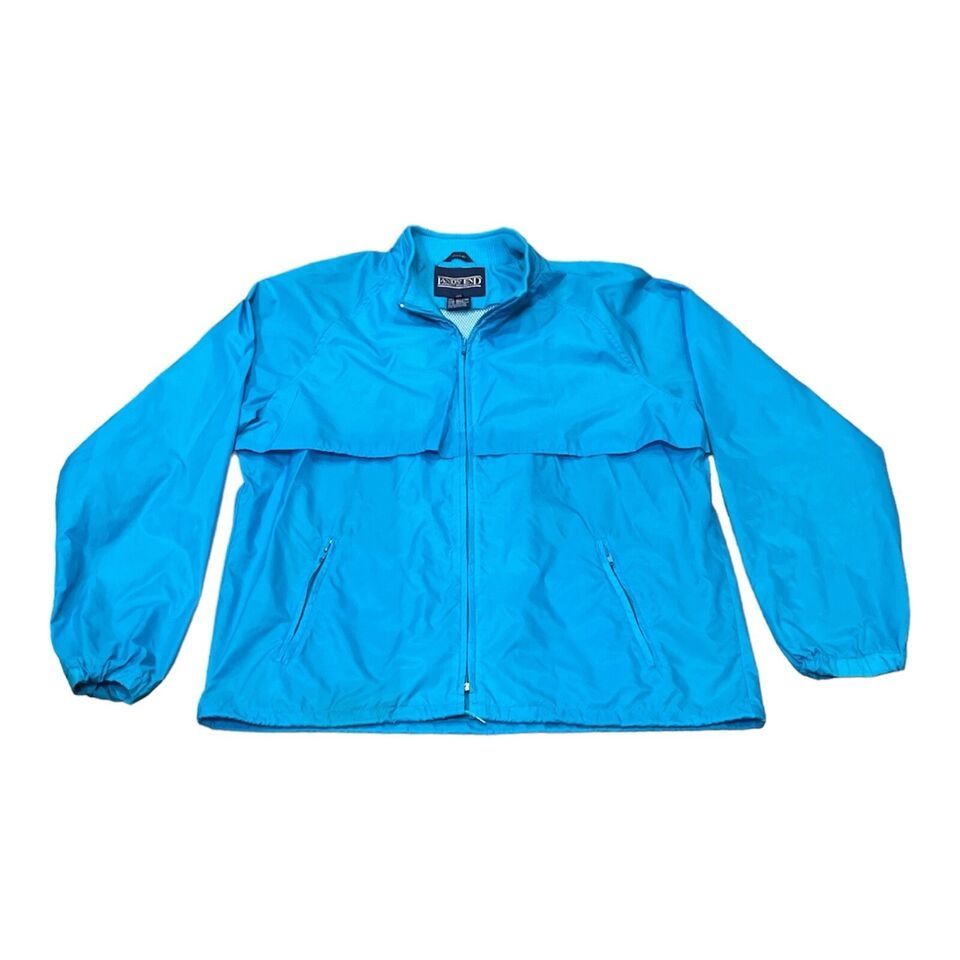 VTG Lands End Men XL Turquoise 100 Nylon and 50 similar items