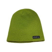 Yea.Nice Mens Beanie Soft Acrylic Lime Green Waffle Weave Beanie Hat Cap Winter - £23.52 GBP