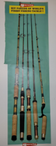 Vintage 1961 Garcia Fly Fishing 3 Foot Full Size Fold Up Print Ad Rods &amp;... - £12.46 GBP