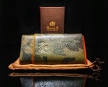 Brizard and Co &quot; Showband&quot; 3 Gordo Cigar Case in Camouflage &amp; Orange Lea... - $195.00