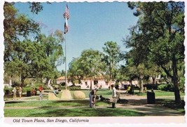 California Postcard San Diego Old Town Plaza - £2.28 GBP