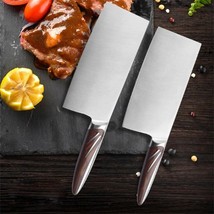 Master Chef Cleaver Stainless Steel Kitchen Knife 7.5 inch Razor 4Cr13 B... - £23.97 GBP