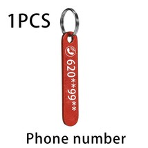 Customized Car Keychain Personalized Name Phone Number Keychain Custom Gift for  - £29.07 GBP