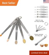 Mini Measuring Spoons Set with Convenient Storage Ring - Kitchen Essentials - $8.80