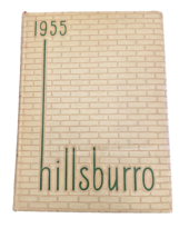 Yearbook Hillsboro High School Nashville Tennessee TN Hillsburro Book 1955 - £18.57 GBP