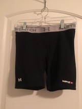 1 Pc Under Armour Women&#39;s Black Fast Pitch Slider Shorts Baseball Size L... - $30.56