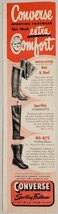 1955 Print Ad Converse Sporting Footwear Rod &amp; Reel Rubber Boots Malden,MA - £9.95 GBP