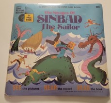 The Voyages of Sinbad the Sailor Book and Record by Disneyland 1971. SEALED - £8.80 GBP
