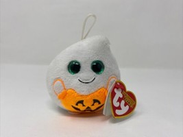 TY Halloweenie Beanie Baby TREATSIE Halloween Ghost (3 Inch) MINT with M... - £7.75 GBP