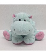 Ty Tubby Hippo Plush 2002 Mint Green Pink Feet Ears TyLux Retired Pluffie - $543.90 MXN