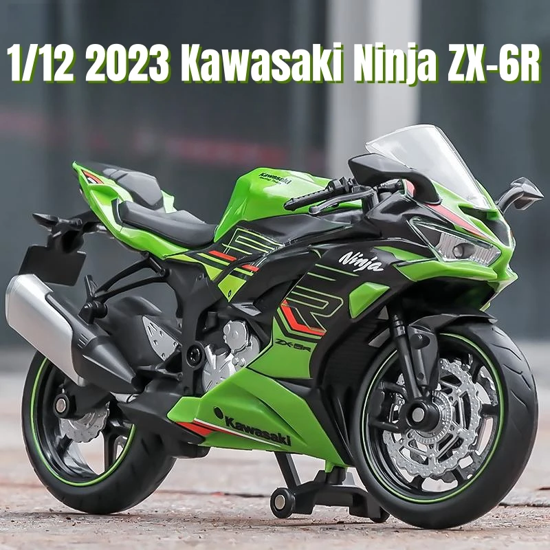 1/12 Kawasaki Ninja ZX-6R Motorcycle 1:12 RMZ City Diecast Model Super Sport Min - £14.23 GBP