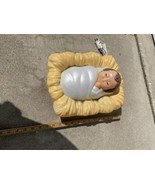 Vintage  General foam  Baby Jesus Blow Mold Nativity Figure  with light - €75,99 EUR