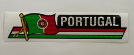 Portugal Flag Reflective Sticker, Coated Finish, Side-Kick Decal 12x2/12 - £2.24 GBP