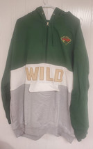Minnesota Wild Profile Varsity Big &amp; Tall Quarter Zip Pullover Hoodie - NHL - $39.99