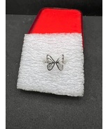 Butterfly Silver Ring - size 6 - $15.99