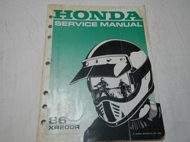 1986 Honda Service Manual XR200R XR 200 Shop Repair  - £33.59 GBP