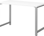 400 Series 48W X 24D Table Desk With Metal Legs In White - £387.39 GBP