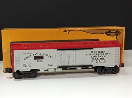 Lionel Limited 6-9888 Green Bay &amp; Western Reefer Car WRX 9888 O Scale - $29.69