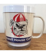 Vtg University of Georgia Bulldogs Maxwell House Insulated Coffee Mug Cu... - $39.99