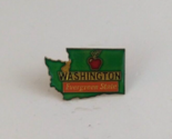 Washington Evergreen State Green Lapel Hat Pin - £5.80 GBP