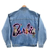 Vintage Barbie Official TM Denim Jacket Women’s Size Medium Made In USA ... - $1,445.56 MXN