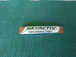 Mazda Skyactiv Technology silver and black new OEM emblem - £11.01 GBP