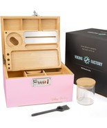 Thoughtful Gift Idea – Premium Bamboo Locking Box Set With Upgraded Tray... - €35,84 EUR