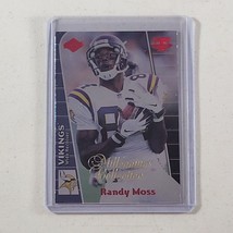 Randy Moss Card #T48 SP Vikings 1999 Collectors Edge Millennium Collection Fury - £8.46 GBP