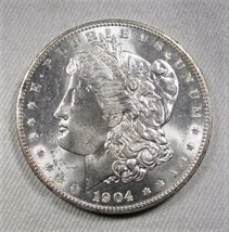 1904-O Silver Morgan Dollar CH UNC Coin AM286 - £70.41 GBP