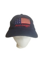 Rare Vintage Bud Light Spellout American Flag Cap Hat 90s 1990s Olympics... - £22.53 GBP