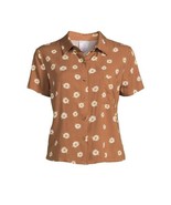 No Boundaries ~ Tierra Brown ~ Large (11-13) ~ Daisy ~ Button Up ~ Top ~... - $22.44