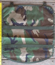 Molle Ii Pouch Lid Flap Large Ruck Field Pack Us Military Woodland Camo Map - £5.52 GBP