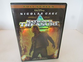 NATIONAL TREASURE  DISNEY NICOLAS CAGE FULL SCREEN 2005 DVD  - £3.91 GBP